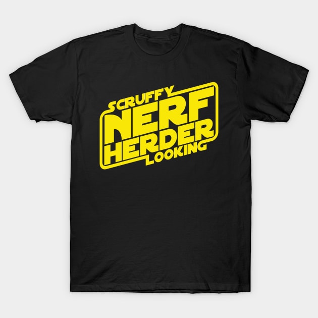 Scruffy Looking Nerf Herder - Clean T-Shirt by synaptyx